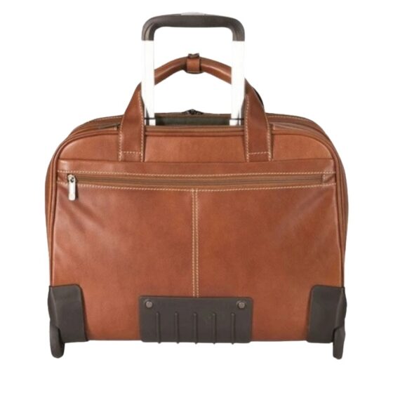 Jekyll Hide 4339 Montana Colt Clay Tan Leather Laptop Trolley Back jpg
