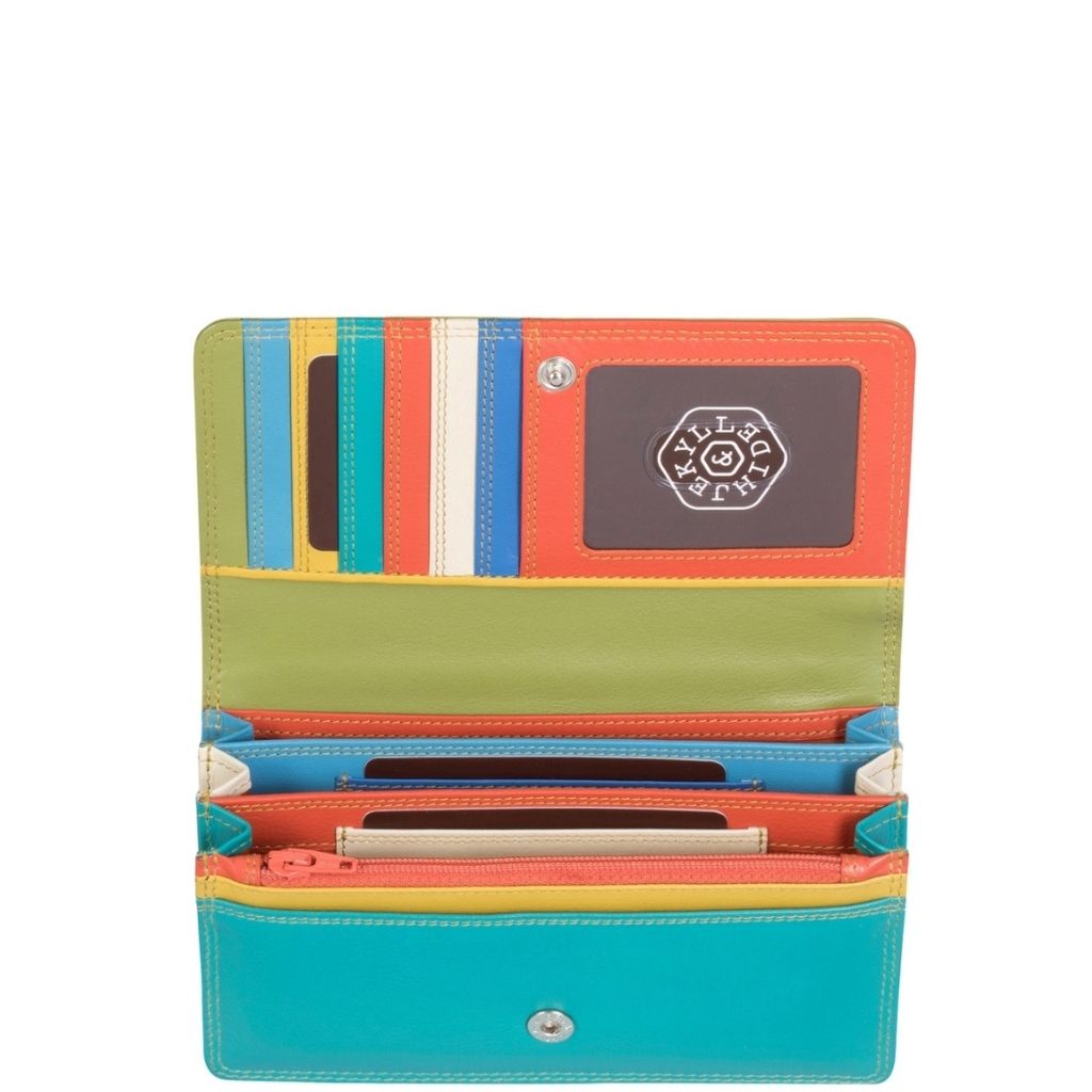 Jekyll Hide Caribbean Leather Purse 2148 Pacific Open primary jpg