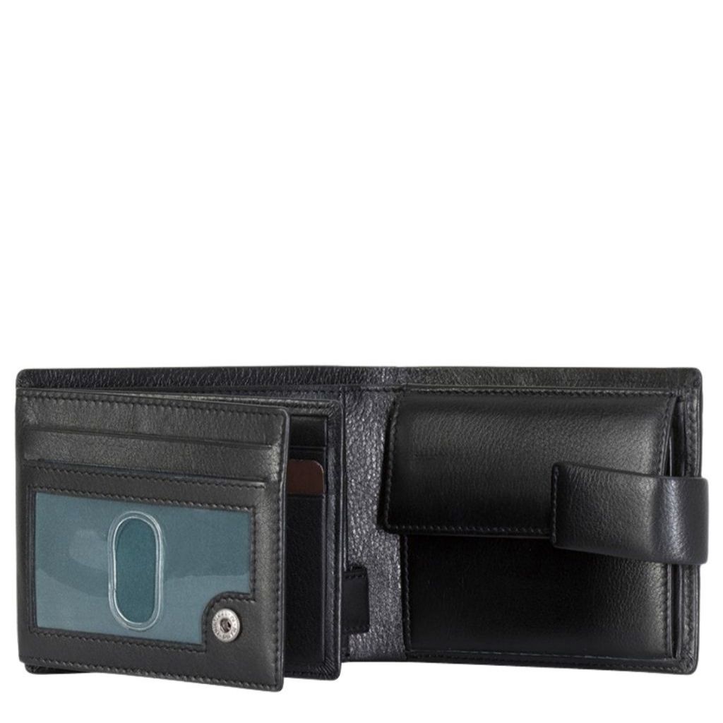 Jekyll Hide Monaco Leather Trifold Wallet 9303 black interior primary jpg
