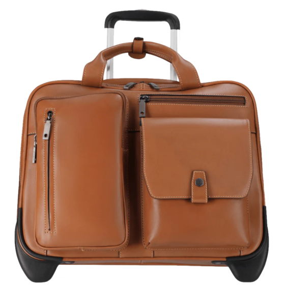 Jekyll Hide Montana 4339 Leather Laptop Trolley Colt front