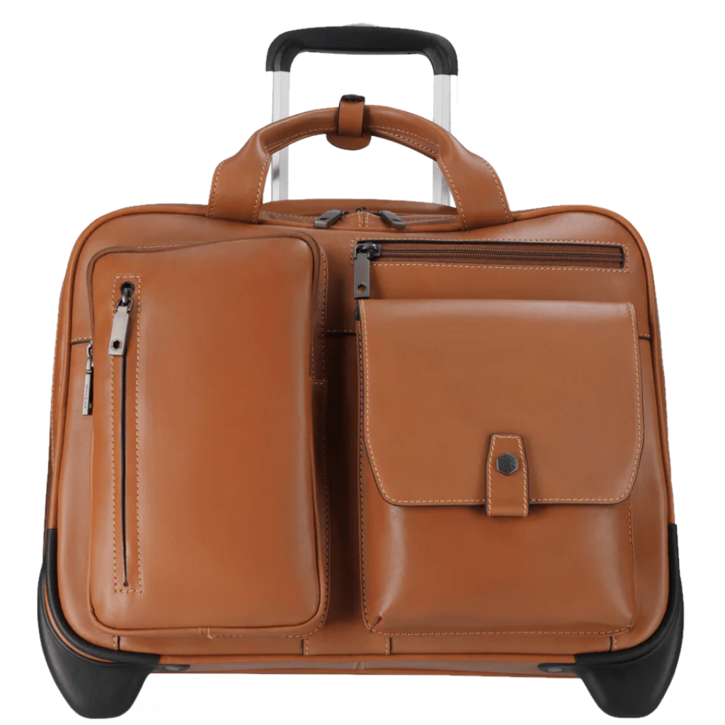 Jekyll Hide Montana 4339 Leather Laptop Trolley Colt front