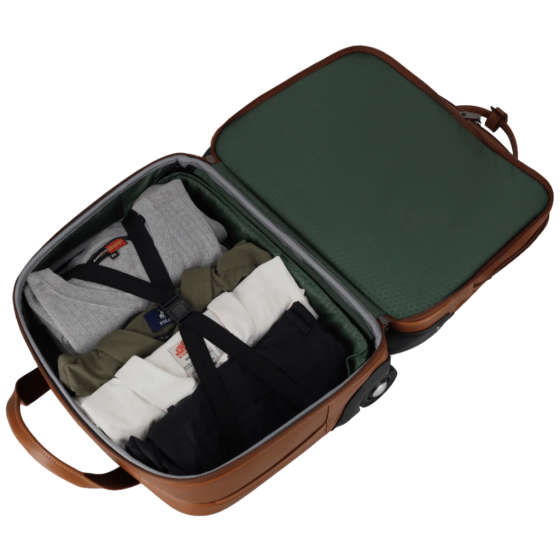 Jekyll Hide Montana 4339 Leather Laptop Trolley Colt overnight