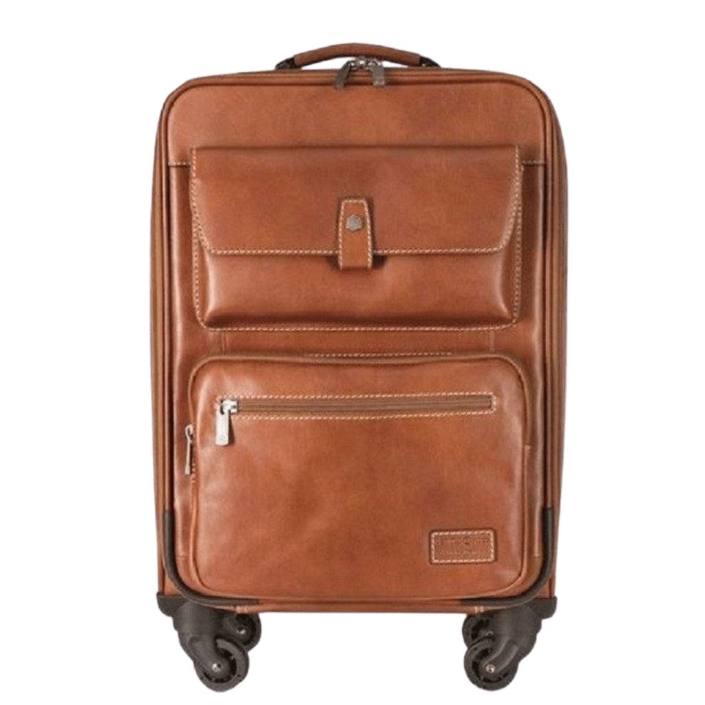 Jekyll Hide Montana Colt Clay Tan Business Spinner Carry on 3800 Front jpg