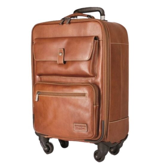 Jekyll Hide Montana Colt Clay Tan Business Spinner Carry on 3800 Front3qrtr jpg