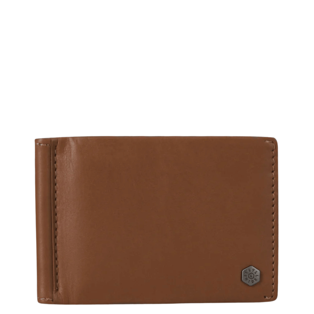 Jekyll and Hide 2792 Leather Money Clip Norwegian tan front png