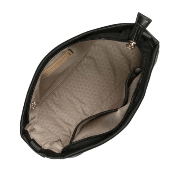 Jekyll and Hide 3605GE Geneva Leather Midnight black crossbody interior png