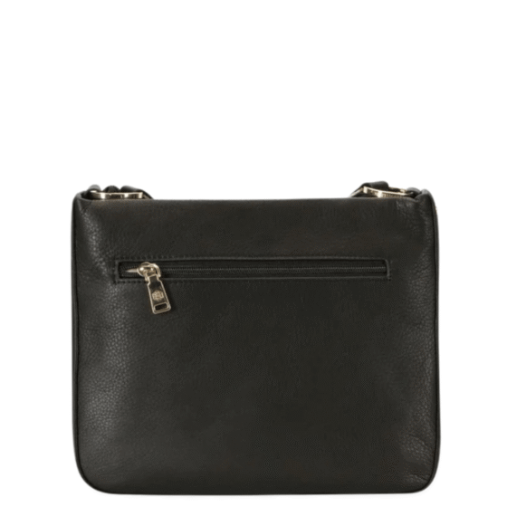 Jekyll and Hide 3605GE Geneva Leather Midnight black crossbody rear png