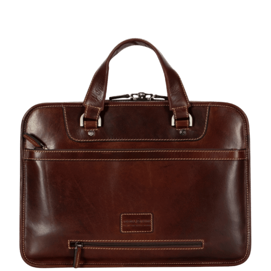 Jekyll and Hide 3684 Oxford Medium business bag moccha brown rear png