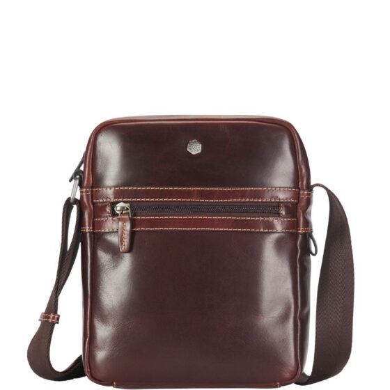Jekyll And Hide 3695 Oxford Brown Crossbody Compact Front