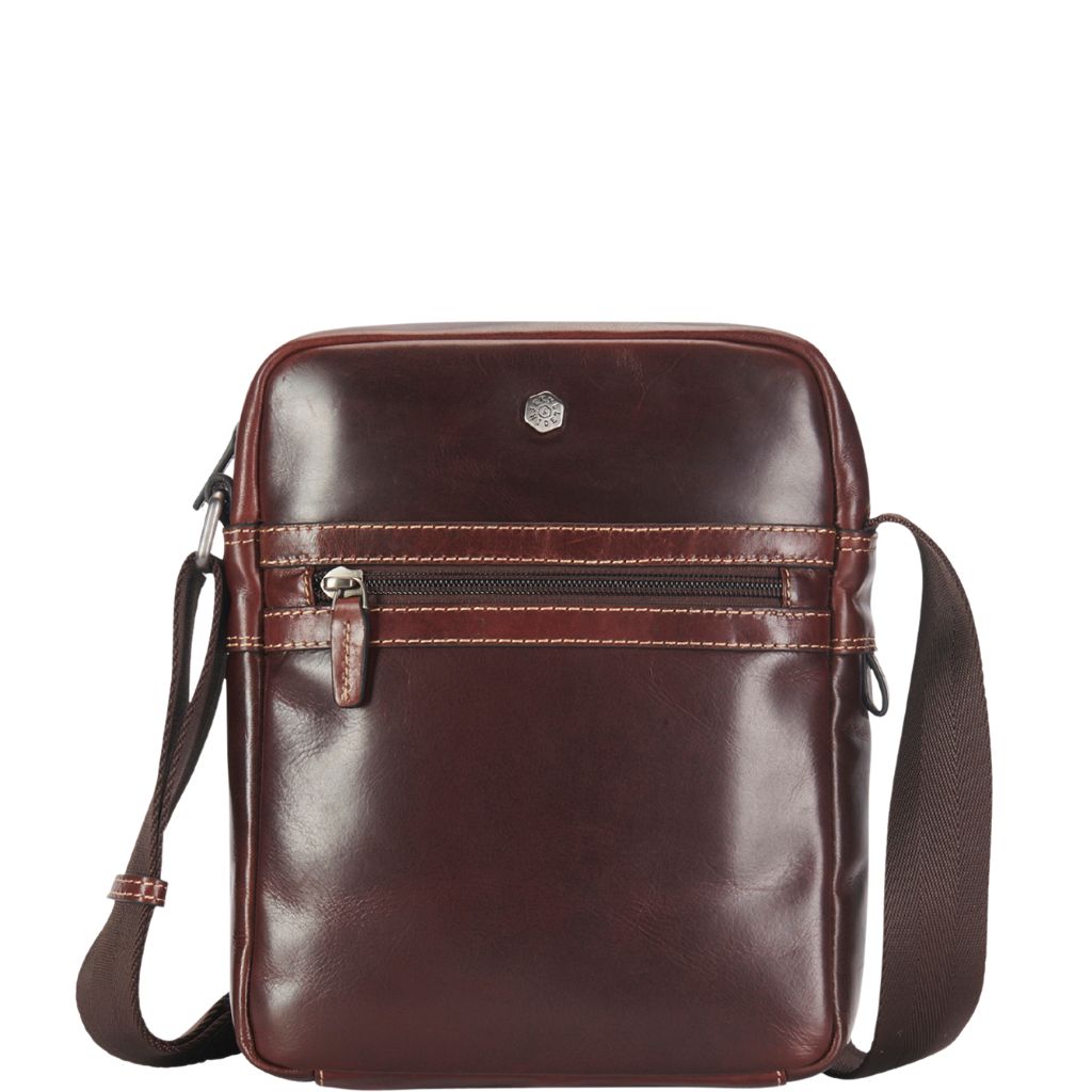 Jekyll And Hide 3695 Oxford Brown Crossbody Compact Front