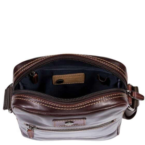 Jekyll And Hide 3695 Oxford Brown Crossbody Compact Interior