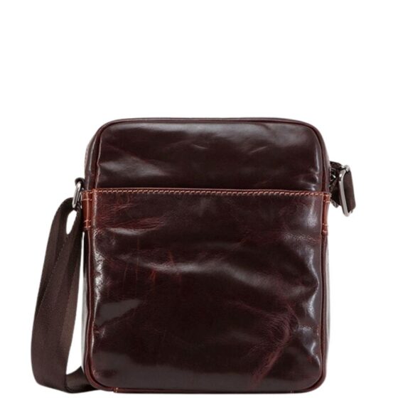 Jekyll And Hide 3695 Oxford Brown Crossbody Compact Rear