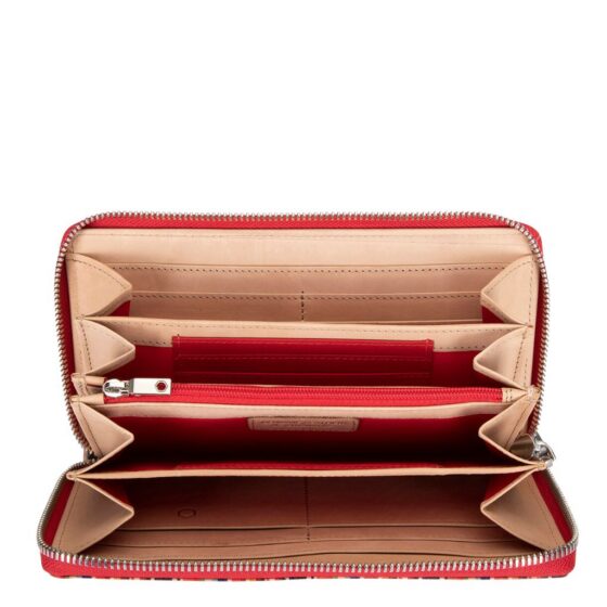 Jekyll And Hide 4303 Leather Graphic Purse Lollipop Interior