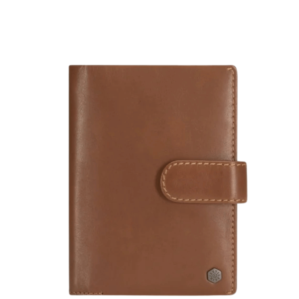 Jekyll and Hide 4306 Norwegian Leather passport holder tan front png