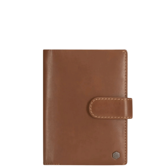 Jekyll and Hide 4306 Norwegian Leather passport holder tan front primary