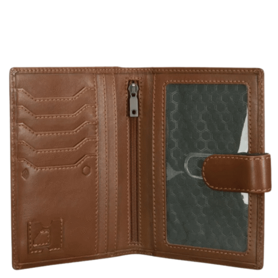 Jekyll and Hide 4306 Norwegian Leather passport holder tan interior2 png