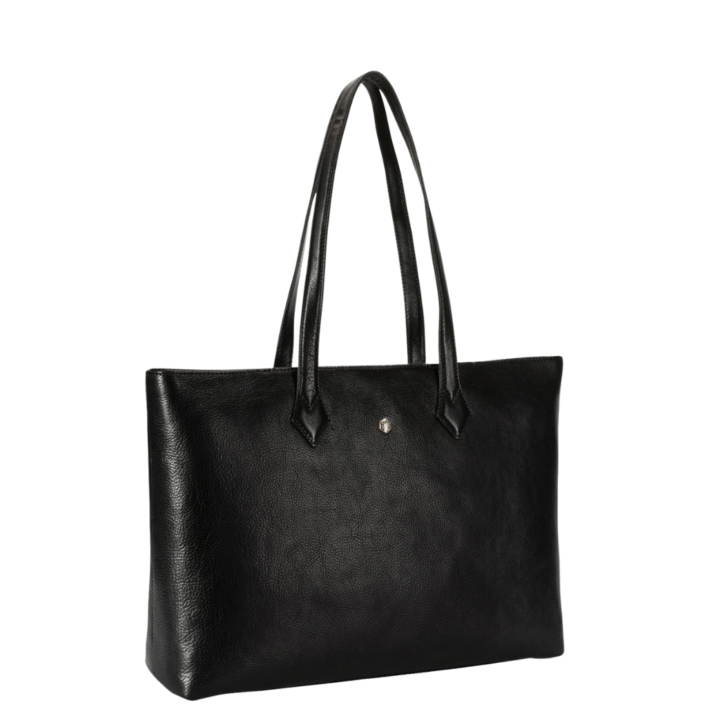 Jekyll and Hide 6335 Paris Leather Business handbag black front3qrtr primary png