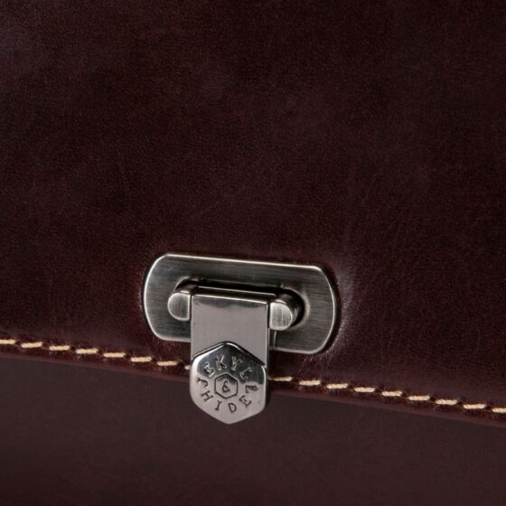 Jekyll And Hide 6442 Oxford Leather Crossbody Brown Buckle