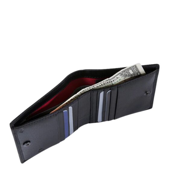 Jekyll and Hide 6495 Havannah slim card wallet with coin black interior2 jpg