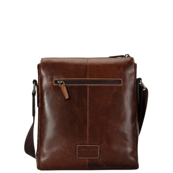 Jekyll and Hide Oxford 3682OX Tobacco Crossbody leather slingbag rear jpg