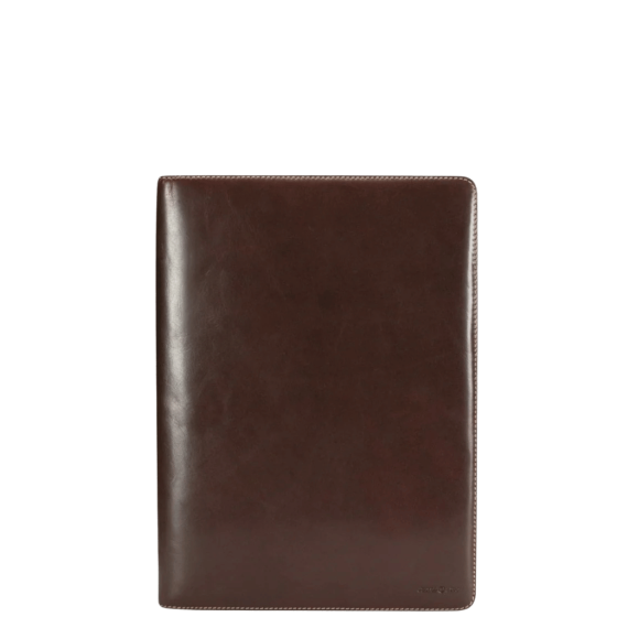 Jekyll and Hide Oxford Mocha leather 1325 A4 folder brown primary
