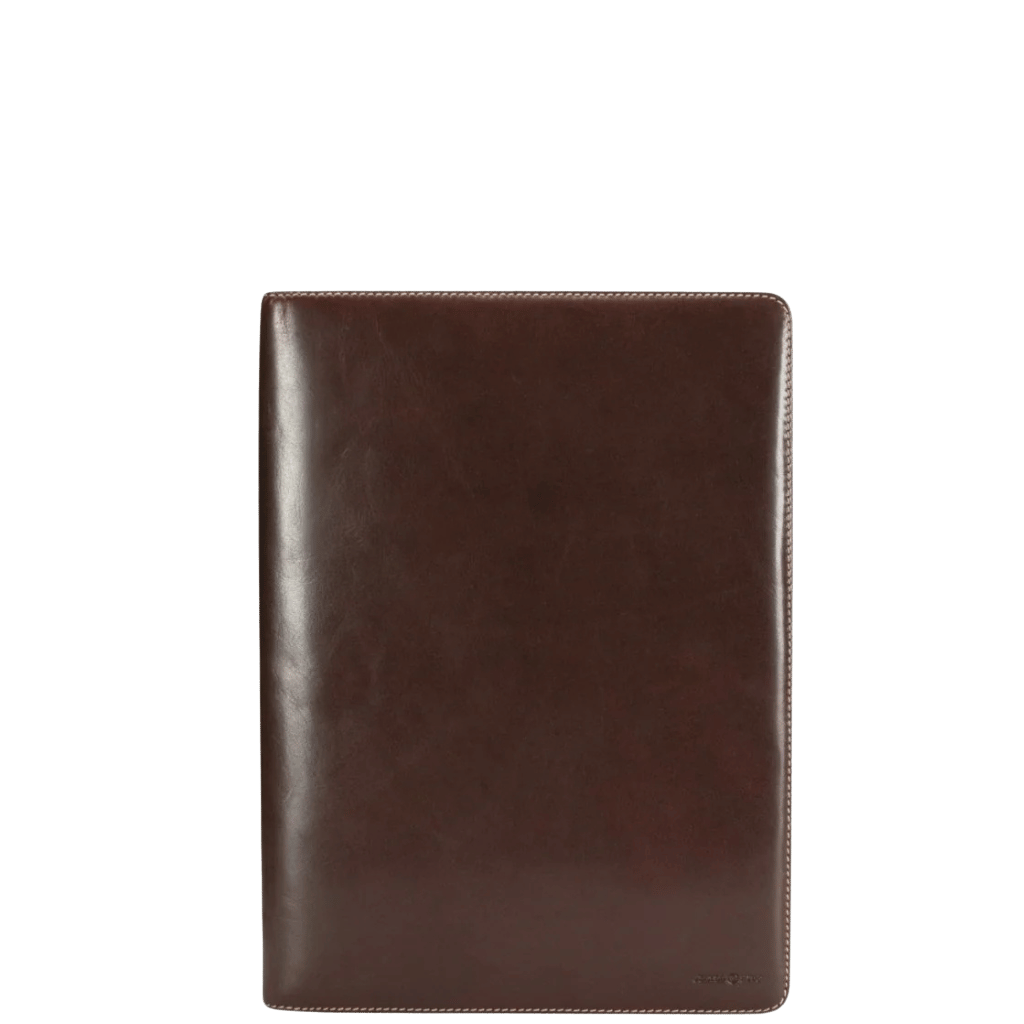 Jekyll and Hide Oxford Mocha leather 1325 A4 folder brown primary