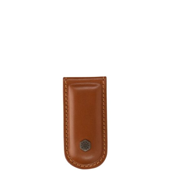 Jekyll and Hide Roma Leather cash money clip 3222 tan front jpg