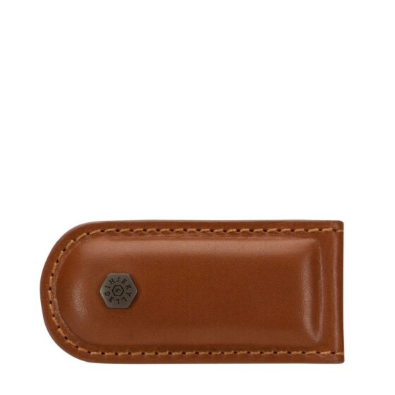 Jekyll and Hide Roma Leather cash money clip 3222 tan side jpg