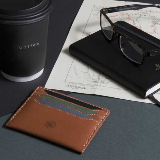 Jekyll and Hide Roma Leeather Card Holder Tan 3628 lifestyle jpg