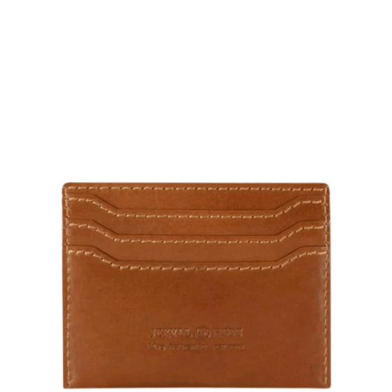 Jekyll and hide 3628 Norwegian leather card holder tan rear png