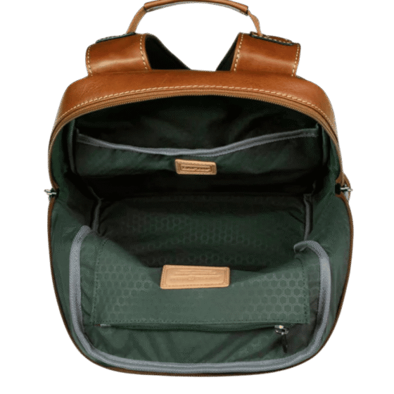 Jekyll and hide 3688MO Montanna leather backpack brown interior png