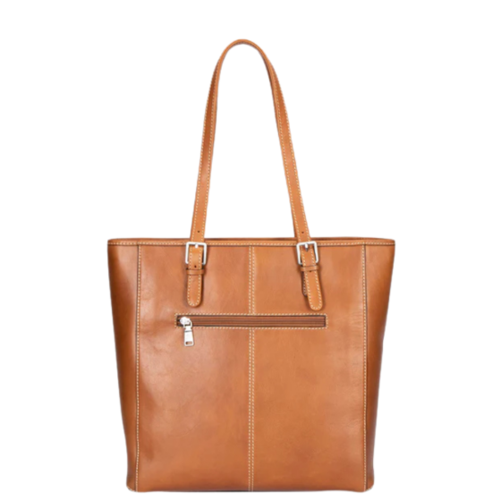 Jekyll and hide 6203 Montana Leather handbag tan rear png