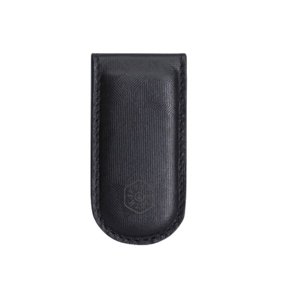 Jekyll And Hide Havana Leather Money Clip 3222 Black Front