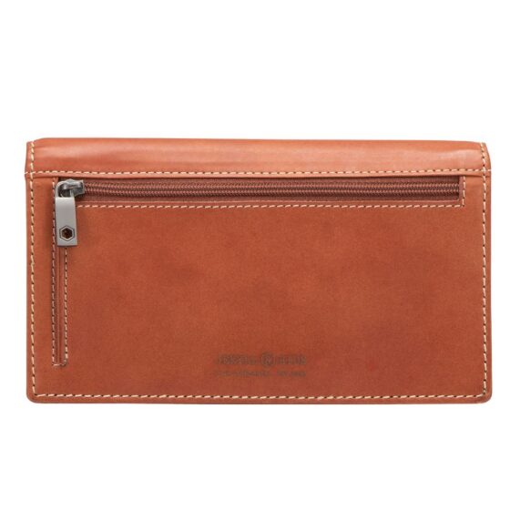 Jekyll And Hide Texas Leather Purse 5871 Clay Tan Rear