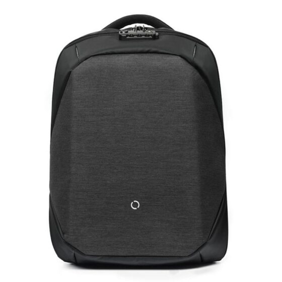 Kingsons 15 6 laptop anti theft backpack Smartseries KY3148 Charcoal front jpg