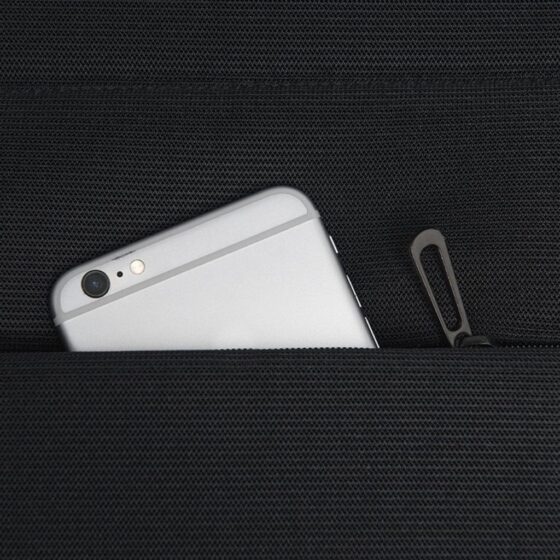 Kingsons 15 6 laptop anti theft backpack Smartseries KY3148 Charcoal pocket jpg