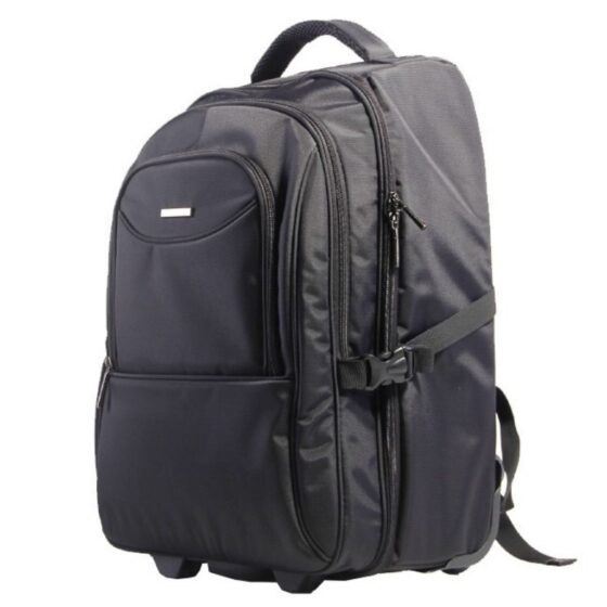 Kingsons 8380W Prime TRolley Backpack black side jpg