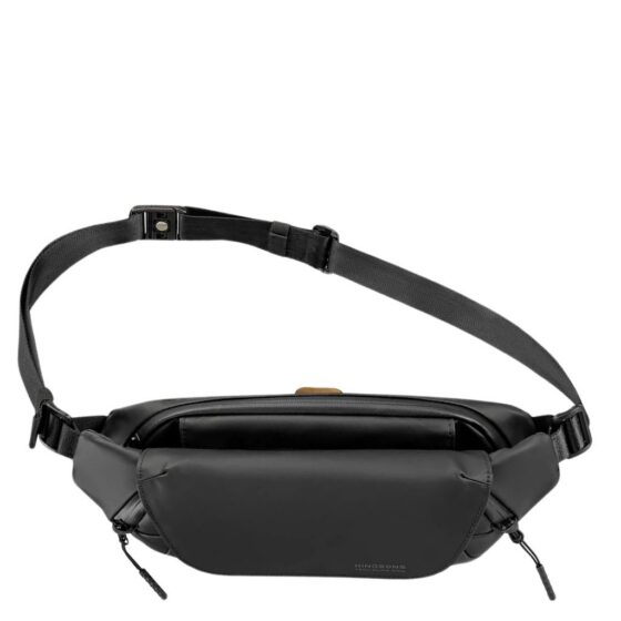 Kingsons s3266 tech XI pro waist bag black front jpg