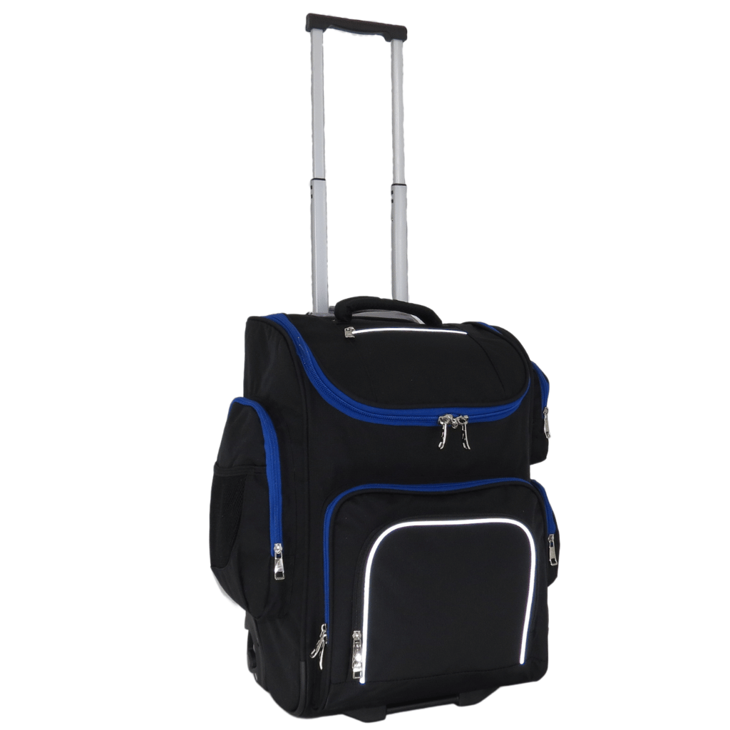 Longboard Cruiser 797 85 55L Kids School trolley bag unbranded black front3qrtr primary png