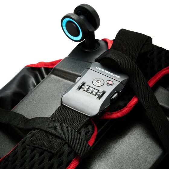 Luggage Glove Diamond Red Tsa Lock Closed