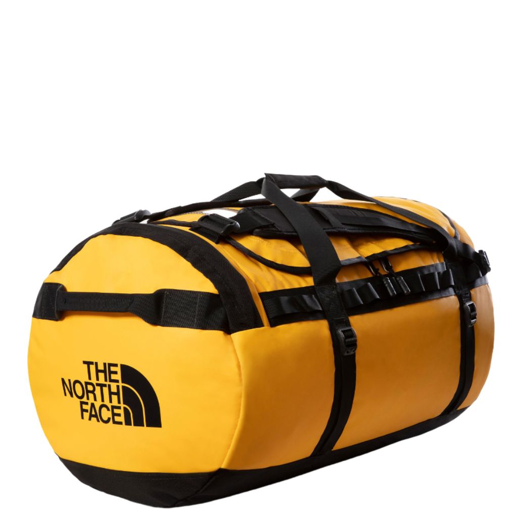 North Face Base Camp Large Duffel Yellow Front3qrtr Primary