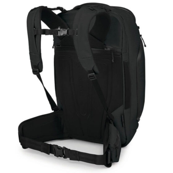 Osprey Archeon Travelpack 40L black rear with straps jpg