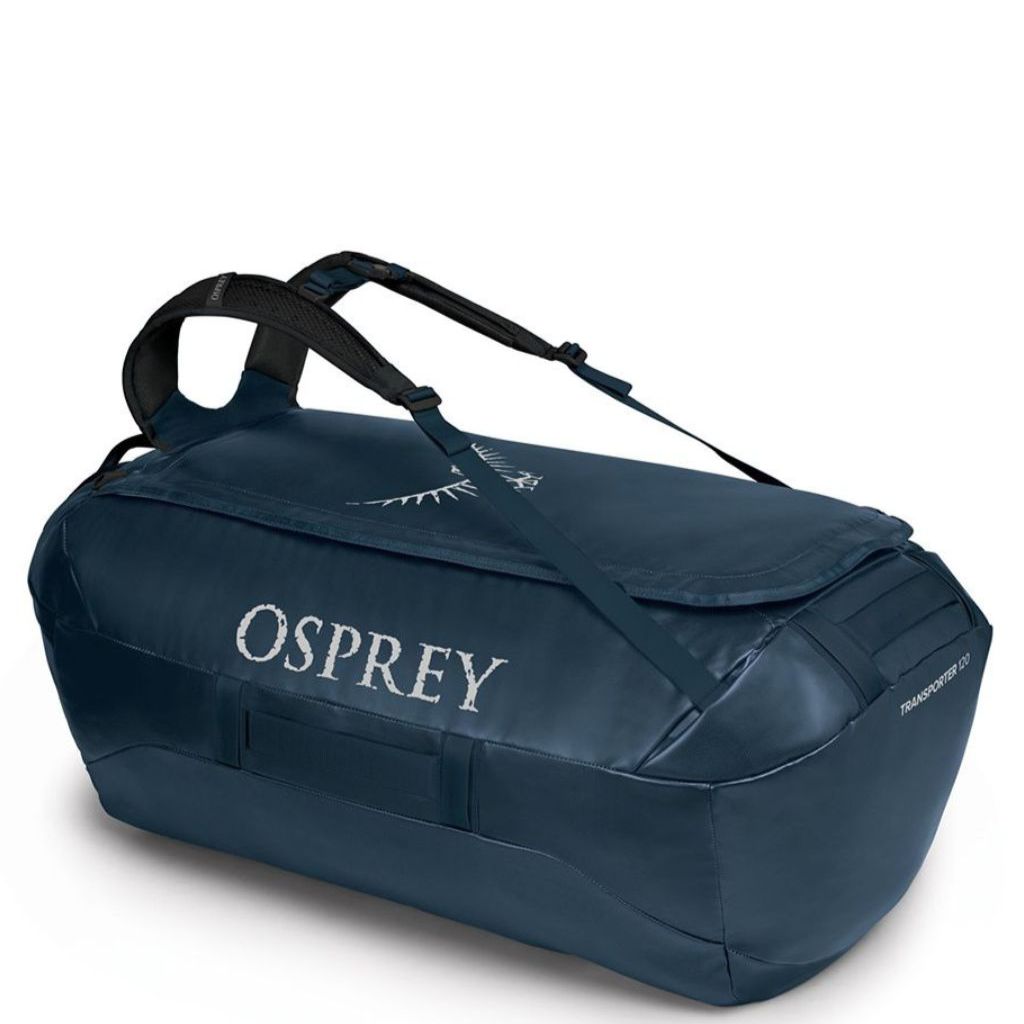 Osprey New Transporter Duffle Bag 120l Venturi Blue Front3qrtr Primary