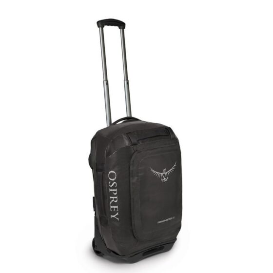 Osprey Rolling Transporter 40l Carry On Duffle Black Front3qrtr