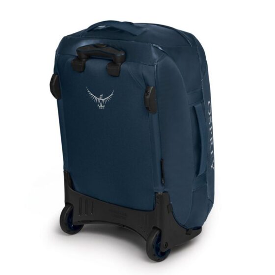 Osprey Rolling Transporter 40l Carry On Duffle Blue Rear3qrtr