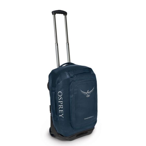 Osprey Rolling Transporter 40l Carry On Duffle Venturi Blue Front3qrtr