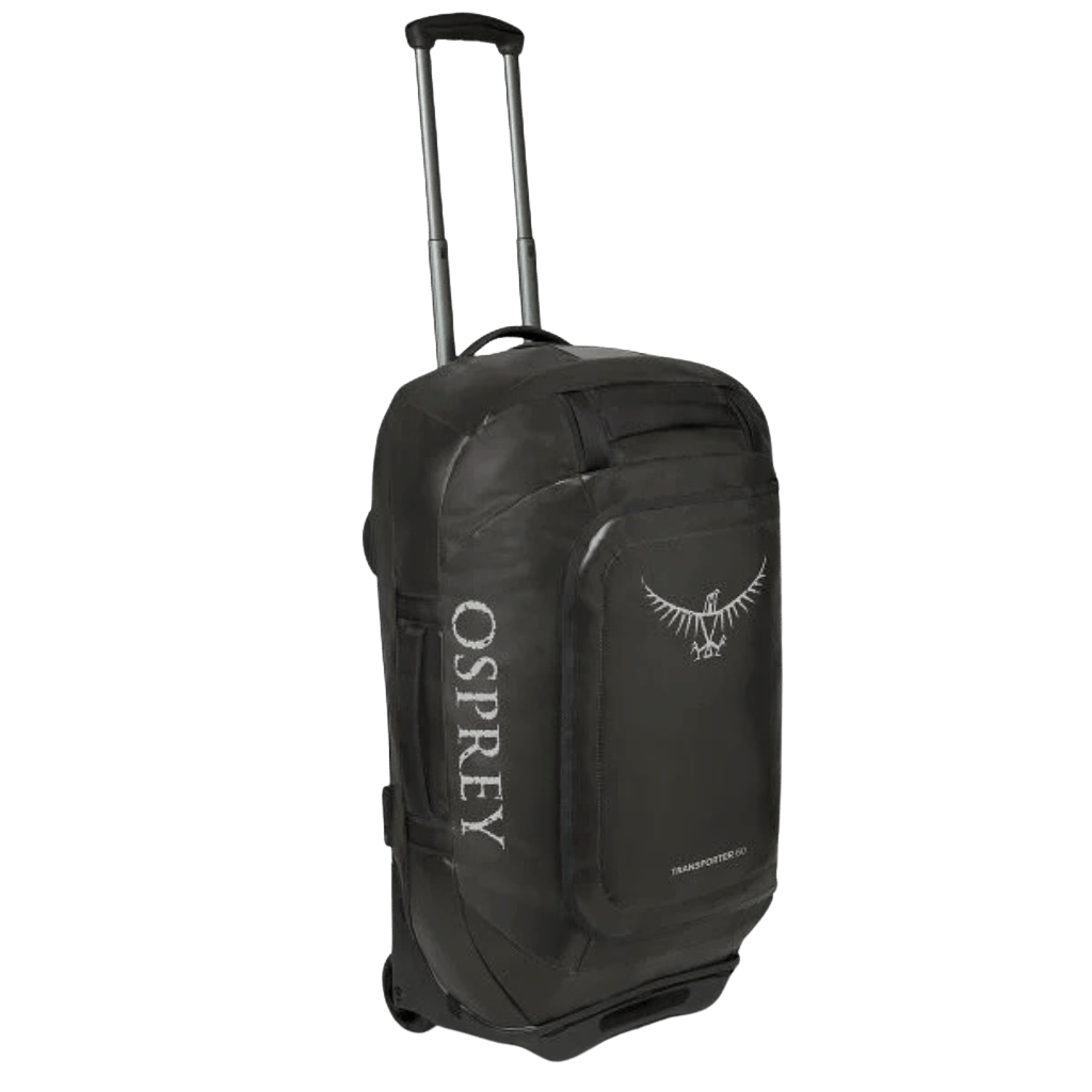 Osprey Rolling Transporter 60L Duffle black front3qrtr primary