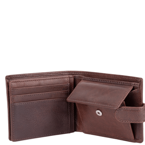 Polo Chobe Billfold with flap PO59907 brown interior3 png