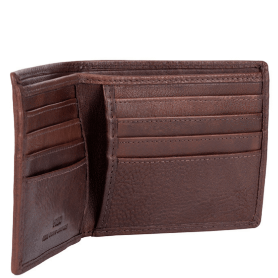 Polo Chobe LEather credit card wallet PO59908 brown interior2 png