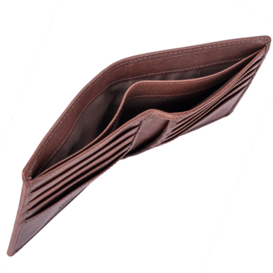 Polo Chobe LEather credit card wallet PO59908 brown interior3 png